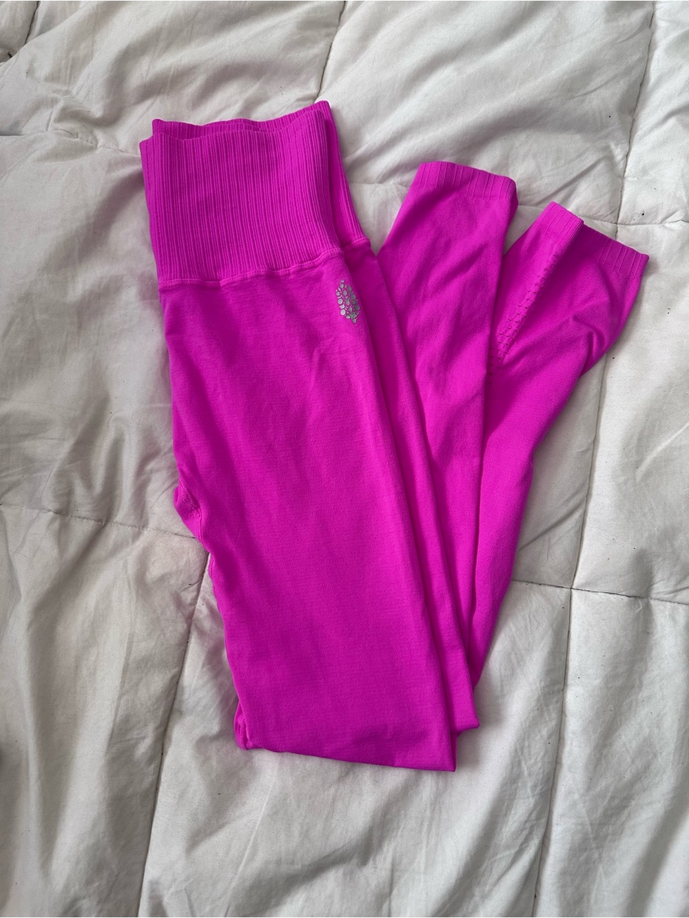 FP movement good karma high waisted pink leggings